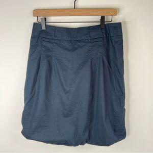 Akris Punto Navy Cotton Mini Skirt size 8
